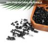 1.1lb Natural Crushed Obsidian Crystal Tumbled Chips-Healing Crystals Chips Bulk, Crushed Crystal Gemstones for Crafts, Beautiful Package for Gift (Obsidian) view 2