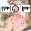 1.1lb Natural Crushed Rose Quartz Crystal Tumbled Chips-Healing Crystals Chips Bulk, Crushed Crystal Gemstones for Crafts, Beautiful Package for Gift (Rose Quartz) view 3