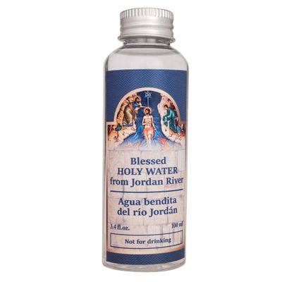 Pure Holy Water from Jordan River Authentic Baptismal Site Holy Land Catholic Bottle Blessed