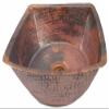 Square Vessel Copper Sink view 3