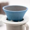 (Cofil) Kofil 1390400501 Coffee Filter Dripper with Dedicated Base and Saucer, Blue view 4