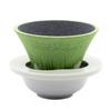 (Cofil) Kofil 1390400503 Coffee Filter Dripper with Dedicated Base and Saucer, Green view 1