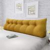 MISC Bed Rest Wedge Pillow Bolster Lumbar Support Daybed Back Cushion Yellow Textured Novelty Polyester Removable Cover view 2