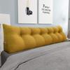 MISC Bed Rest Wedge Pillow Bolster Lumbar Support Daybed Back Cushion Yellow Textured Novelty Polyester Removable Cover view 3