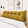 MISC Bed Rest Wedge Pillow Bolster Lumbar Support Daybed Back Cushion Yellow Textured Novelty Polyester Removable Cover view 4