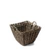 Artera Large Wicker Storage Basket - Set of 3 Woven Water Hyacinth Blanket Baskets with Handle, Natural Nesting Storage Bins for Living Room, Bedroom, Bathroom or Laundry Room view 3