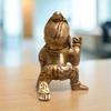 craftslook Brass Laddu Gopal Idol 2.25" (150g) | Baby Krishna Thakur Ji Murti | Lord Bal Gopal Infant Statue for Janmashtami | Hindu God Idol for Home Puja, Temple, or Gifting view 3