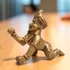 craftslook Brass Laddu Gopal Idol 2.25" (150g) | Baby Krishna Thakur Ji Murti | Lord Bal Gopal Infant Statue for Janmashtami | Hindu God Idol for Home Puja, Temple, or Gifting view 4