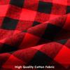 Medoore Red and Black Buffalo Plaid Check Christmas Tree Skirt 48 inches, Country Xmas Tree Decorations Tree Skirts Double Layers Holiday Ornaments view 3