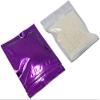 PABCK 100 Pack 4x5 inch(Inside Size 3.5x3.9 inch) Glossy Purple Front Window Resealable Foil Zipper Lock Pouch for Zip Reclosable Lock Food Storage Bags Heat Seal Pouch Airtight Edible Grocery Pack view 1