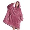 Aemicion Wearable Blanket for Women,Warm Cozy Oversized Hoodie Blanket as Pink Gifts for Women Mom Girlfriend-Mellow Rose view 1
