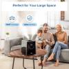 LEVOIT LV600HH 6L Warm and Cool Mist Ultrasonic Humidifier, Rapid Humidification for Bedroom Large Room, Essential Oil Diffuser, Humidity Setting with Built-in Sensor, Auto Mode, Timer, Remote Control view 4