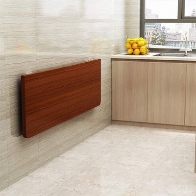 QIMO Folding Wall-Mounted Drop-Leaf Table,Heavy Duty Wall Mount Table Kitchen,Dining Table Desk Computer Desk Trestle Desk