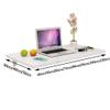 QIMO Folding Wall-Mounted Drop-Leaf Table,Heavy Duty Wall Mount Table Kitchen,Dining Table Desk Computer Desk Trestle Desk view 4