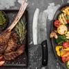 COOLINA Altomino Handmade Chef Knife, 7.1 in High Manganese Clad Steel Blade, for Slicing Meat and Vegetables view 2