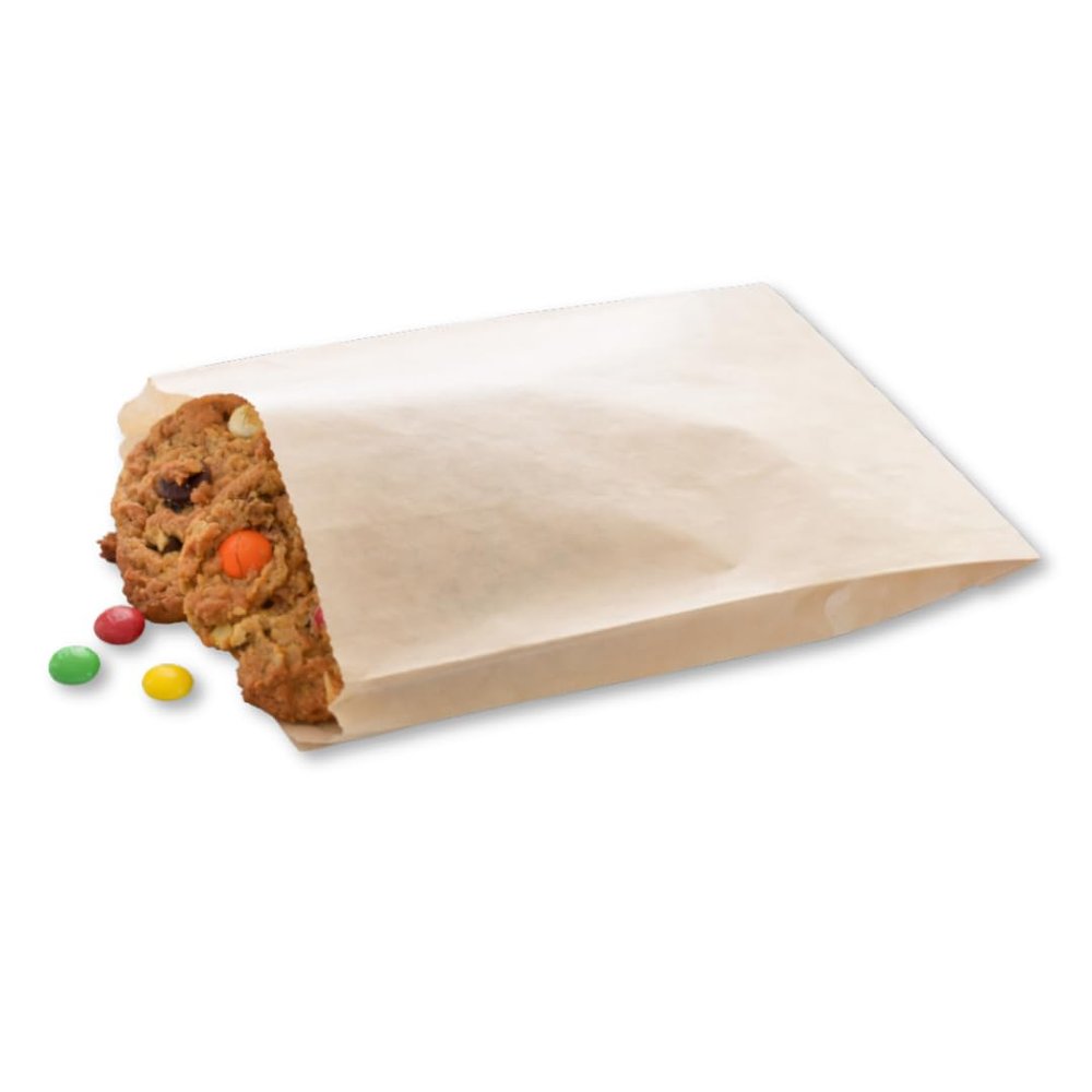JA Kitchens 200 Count - Kraft Paper Bags for Packaging Cookies/Pretzels/Sandwiches