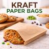 JA Kitchens 200 Count - Kraft Paper Bags for Packaging Cookies/Pretzels/Sandwiches view 4