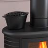 Fire Beauty Woodstove Steamer Stove Humidifier Cast Iron Lattice Top Rust Resistant 2.3 Quart Capacity (horse) view 2