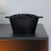 Fire Beauty Woodstove Steamer Stove Humidifier Cast Iron Lattice Top Rust Resistant 2.3 Quart Capacity (horse) view 4