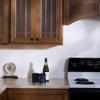 FASDE Hammered Decorative Vinyl 18in x 24in Backsplash Panel in Matte White (5 Pack) view 2