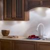 FASDE Lotus Decorative Vinyl 18in x 24in Backsplash Panel in Matte White (5 Pack) view 2