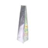 QQ Studio 100PCS Matte Translucent Front Colored Stand-Up Resealable QuickQlick Bags (14x20cm (5.5x7.9"), Translucent/Silver) view 3