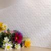FASDE Traditional Style/Pattern 6 Decorative Vinyl 18in x 24in Backsplash Panel in Matte White (5 Pack) view 3