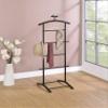 Kings Brand Furniture - Menros Metal Suit Valet Stand, Clothes Rack, Black view 1
