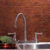 FASDE Ripple Decorative Vinyl 18in x 24in Backsplash Panel in Moonstone Copper (5 Pack) view 3