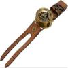 Vintage Nautical Steampunk Sundial Compass Wrist Watch W/Leather Bracelet view 3