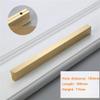 Geeyu Gold Cabinet Handles, Brass Furniture Handles Gold Cabinet Door Drawer Wardrobe Dresser Pulls Knobs Cabinet Pulls Kitchen Handle (Color : Pitch Size 160mm) view 2