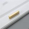 Geeyu Gold Cabinet Handles, Brass Furniture Handles Gold Cabinet Door Drawer Wardrobe Dresser Pulls Knobs Cabinet Pulls Kitchen Handle (Color : Pitch Size 64mm) view 1