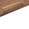 Geeyu Gold Cabinet Handles, New Golden Brass Kitchen Cabinet Handles Modern Dresser Pulls Door Handles and Knobs Square Furniture Hardware (Color : A5) view 1