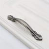 Geeyu Copper Handles, European Zinc Alloy Cabinet Handles Drawer Knobs Kitchen Cupboard Handles Door Pulls White Black Furniture Handle Hardware (Color : AB 96mm) view 1
