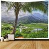 Starogs Tapestry Palm USA Adventure Tree Outdoor On Hawaiian Princeville Kauai Aloha Landscape Hawaii Nature View Wall Tapestry Wall Decor Blanket for Bedroom Home Dorm 60x50 Inch view 1