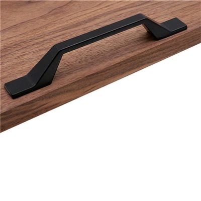 Geeyu Farm Cabinet Handles, Modern Black Cabinet Handles Solid Aluminum Alloy Kitchen Cupboard Pulls Drawer Knobs and Furniture Handle Hardware (Color : 9029 15cm)