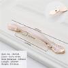 Geeyu Copper Handles, European Zinc Alloy Cabinet Handles Drawer Knobs Kitchen Cupboard Handles Door Pulls White Black Furniture Handle Hardware (Color : Amber White 128mm) view 2