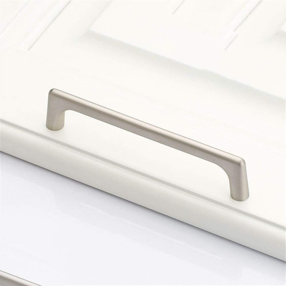 Geeyu Cabinet Pull Handle, Zinc Alloy Gold Furniture Handle Solid Cabinet Pulls Drawer Knobs Kitchen Door Cupboard Handle Pulls Modern Furniture Hardware (Color : SN 128mm)