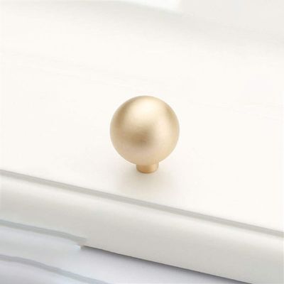 Geeyu Cabinet Pull Handle, Zinc Alloy Gold Furniture Handle Solid Cabinet Pulls Drawer Knobs Kitchen Door Cupboard Handle Pulls Modern Furniture Hardware (Color : Brushed Copper S)