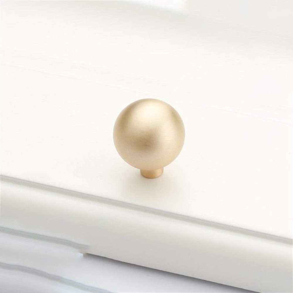 Geeyu Cabinet Pull Handle, Zinc Alloy Gold Furniture Handle Solid Cabinet Pulls Drawer Knobs Kitchen Door Cupboard Handle Pulls Modern Furniture Hardware (Color : Brushed Copper S)