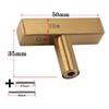 Geeyu Gold Cabinet Handles, New Golden Brass Kitchen Cabinet Handles Modern Dresser Pulls Door Handles and Knobs Square Furniture Hardware (Color : A1) view 2