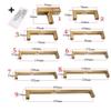 Geeyu Gold Cabinet Handles, New Golden Brass Kitchen Cabinet Handles Modern Dresser Pulls Door Handles and Knobs Square Furniture Hardware (Color : A1) view 3