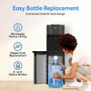 Brio Self Cleaning Bottom Loading Water Cooler Water Dispenser Black Stainless Steel - 3 Temperature Settings - Hot, Room & Cold Water view 4
