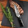 Petty (Utility) Knife - Best Professional Quality 6 Inch Japanese AUS10 67-Layer High Carbon Damascus Stainless Steel - Razor Sharp Full Tang Blade & Ergonomic G10 Handle view 3