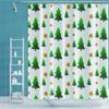 OERJU 65x72inch Cute Cartoon Shower Curtain Green Trees Yellow Pentacle Funny Scence Design Kids Waterproof Fabric Polyester Bathroom Curtain Decor Bath Accessories Hotel Quality with Hooks view 2