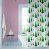 OERJU 65x72inch Cute Cartoon Shower Curtain Green Trees Yellow Pentacle Funny Scence Design Kids Waterproof Fabric Polyester Bathroom Curtain Decor Bath Accessories Hotel Quality with Hooks view 3