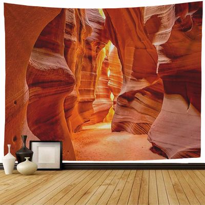 Staroapr Tapestry Wall Hanging Red Antelope Yellow Sandstone Orange Canyon Rocks Color USA Parks Southwest Stone Outdoor Desert Home Decorations for Bedroom Dorm Decor 60x50 Inch