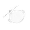 Baking Tray Ceramics Pan Stripe Round Bowl Kitchen Tools For Oven, Cake, Pie, Pizza, Fridge, Freezer & Dishwasher Safe (Color : White, Size : 20cm) view 2