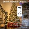 suddus Christmas Tree Lights Indoor, 100 LED 33ft Warm White Led Christmas Lights,String Lights Outdoor for House, Windows, Patio, Doors, Fireplace, Garden, Home, Decoration view 2