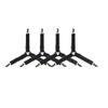4Pcs/Set Bed Sheet Elastic Grippers Belt Fastener Bed Sheet Clips Mattress Cover Blankets Holder Home Textiles Organize Gadgets (Black) view 1